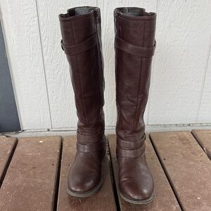 Brown Knee-High Boots